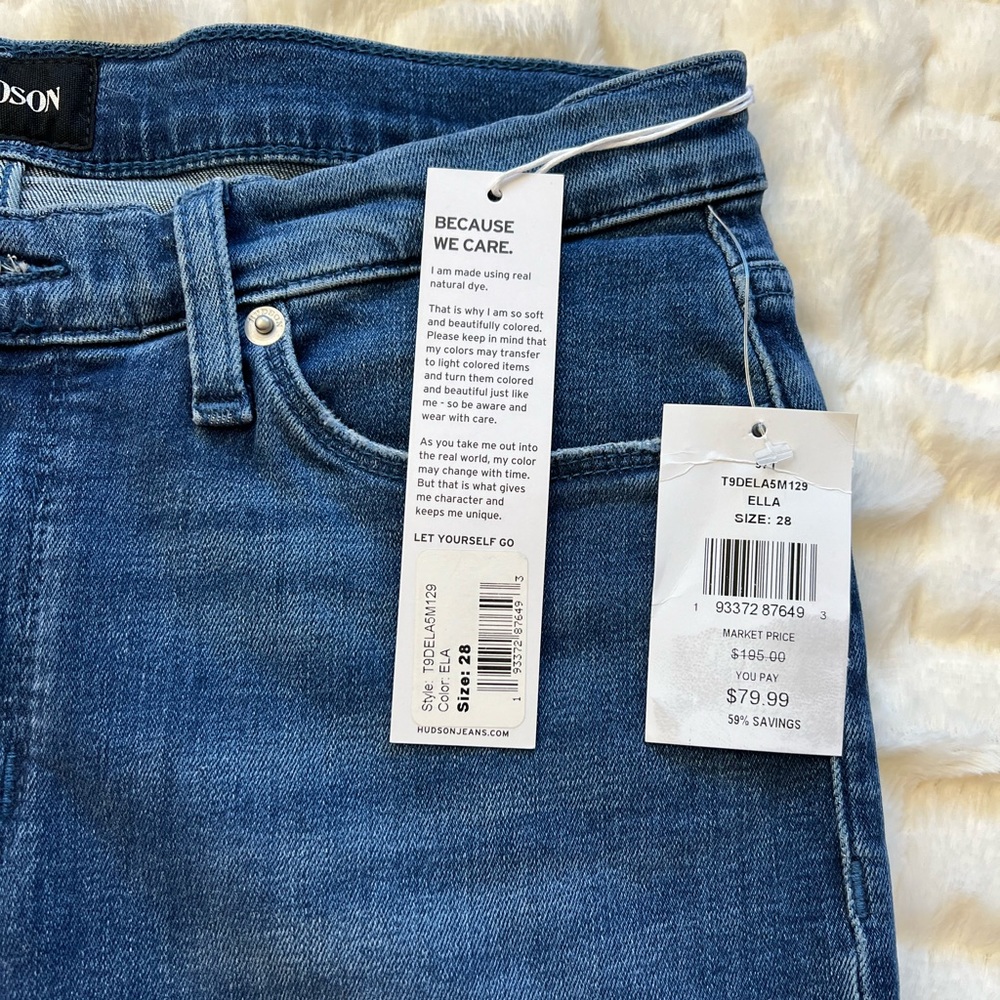 Hudson Natalie Mid Rise Bootcut in Ela Size 28 - Picture 4 of 12